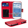 Kožený obal Samsung Galaxy S3 – Wallet ID – červená