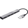 Trust Trust Halyx Aluminium 4-Port Mini USB Hub - Hub 4 porty USB Hub; 23786
