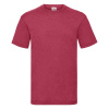 Men's Red T-shirt Valueweight Fruit of the Loom tmavočervená XL Fruit of the Loom 5904882090003