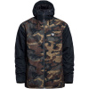 Horsefeathers KNOX JACKET kaki,čierna,biela Pánska lyžiarska/snowboardová bunda S