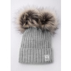 Zimná čiapka I love milk Farba: Šedá