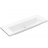 Villeroy & Boch Subway 3.0 - Umývadlo, 130x47 cm, bez prepadu, bez otvoru na batériu, alpská biela 4A70D301
