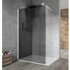 Gelco Vario - Sprchová stena Walk-In, 100 cm, Coated Glass, biela/dymové sklo GX1310GX1015