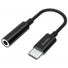 GENIUS ACC-C100 redukce z 3,5mm audio jack na USB-C, černá