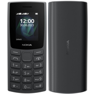 Nokia 105 2023 4G, Dual SIM, čierna 6438409086655