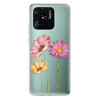 Silikonové pouzdro iSaprio - Xiaomi Redmi 10C - Three Flowers (Odolný silikonový kryt, obal, pouzdro iSaprio - Xiaomi Redmi 10C - Three Flowers - skvělá ochrana a pružnost, stylový UV potisk, lehkost,
