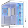 ASUS A32 PLUS WHITE ARGB TG skrinka ATX biela 4x ARGB fan 90DC00S3-B19000