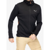 Turistická mikina Salewa Puez Waffle Hyb PL HD Jacket - black out