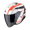 Moto přilba SCORPION EXO-Z1 VUE matná bílo/červeno/černá M