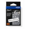BROTHER HSE-211E - čierna tlač na biele, šírka 5,2 mm HSE211E