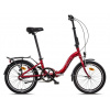 Bicykel skladací LIBERTY Pegas 3spd NEXUS v zadnom náboji Farba: červená