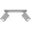 Sollux Lighting Merida stropné svietidlo 2x40 W sivá SL.0456