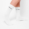 Ponožky 3/4 Socks 3Pack White - GymBeam barva: bílá, velikost: L/XL