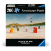 Ravensburger Puzzle 12001477 - Leuchtturm hinter der Düne auf Borkum - 300 Teile Puzzle Deutschland Collection für Erwachsene ab 14 Jahren