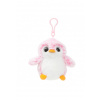 Aurora Plyšový tučniak ružový - prívesok - Pom Pom (10 cm)