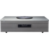 Technics SC-C65 multifunkčný systém prehrávania hudby (2cm výškové reproduktory, 8cm basový reproduktor, 12cm subwoofer, Space Tune), Silver