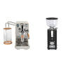 ECM Puristika PID, cream, olive + ECM S-Automatik 64, anthracite