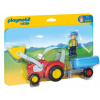Playmobil 1.2.3 Traktor s prívesom 6964 -