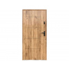 Vchodové dveře Tytan, 80 L, rozměr vč. zárubně: 900 × 2070 mm, ocel, levé, dub Sonoma