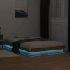 zahrada-XL LED posteľný rám voskovo hnedý 120x190 cm masívna borovica 844421
