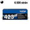 BROTHER TN-423BK, originálny toner, 6500 strán, čierny