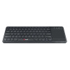 C-TECH klávesnice WLTK-01, bezdrátová klávesnice s touchpadem, černá, USB