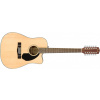 Fender CD-60SCE Dreadnought 12-String Natural Walnut