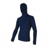 SENSOR MERINO DF pánské triko dl.rukáv s kapucí deep blue 21200024-01
