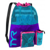 TYR Big Mesh Mummy Bag Violet-Pink-Blue