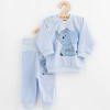 Dojčenská súprava tričko a tepláčky New Baby Happy Elephant blue modrá