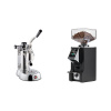 La Pavoni Stradivari Professional Lusso + Eureka Mignon Specialita Smart, CR black