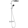 HANSGROHE Pulsify S Puro nástenný sprchový systém s termostatom, horná sprcha 1jet priemer 260 mm, ručná sprcha 3jet, chróm, 24236000
