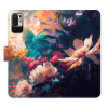 Flip pouzdro iSaprio - Xiaomi Redmi Note 10 5G - Spring Flowers - kapsičky na karty (Knížkový flip kryt, obal, pouzdro iSaprio na mobil Xiaomi Redmi Note 10 5G - Spring Flowers - 360° ochrana telefonu