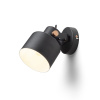 RENDL CELEIA prisadená matná čierna česaná meď 230V LED E27 11W