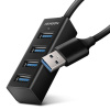 USB hub AXAGON HUE-M1A MINI hub USB-A, metal (HUE-M1A)
