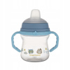 Canpol Babies nevylievací hrnček s mäkkým náustkom Bonjour modrý 150 ml