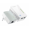 TP-LINK TP-Link TL-WPA4220 KIT sieťový adaptér PowerLine 300 Mbit/s Ethernet / LAN pripojenie Wi-Fi Biela 1 kusov (TL-WPA4220 KIT)