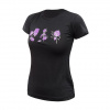 Dámske tričko s krátkym rukávom Sensor Merino Air Bloom Black M