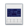 ABB, s.r.o. Element - 3292E-A10301 04 - Termostat digitálny - biela/ľadová šedá