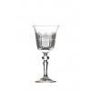 Bohemia Crystal Brúsené poháre na biele víno Laura 170ml ZĽAVA-neúplný set 5 ks zo 6