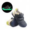 Chlapčenské poltopánky na jeseň, svietiace v tme DD STEP Royal Blue 25