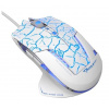 E-Blue Myš Mazer Pro, 2500DPI, optická, 6tl., 1 koliesko, bielo-modrá, herná EMS600WHCA-IU