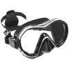 Aqualung Potápačské okuliare REVEAL X1 biela/čierna - black silicone