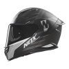 prilba N401 Crower NOX black matt silver 2025 Veľkosť: XS, Veľkost: XS