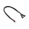 Team Corally Balanční prodlužovák - 2x2S XH konekt. - nabíj. 4S XH zástrčka - silik. kabel 22AWG - 30cm