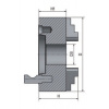 3-čeľusťové skľučovadlo s centrickým upínaním Ø 200 mm Camlock 6