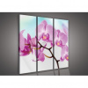 Obraz na plátne viacdielny - OB3040 - Ružový kvet 90cm x 80cm - S6