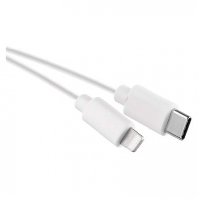 EMOS Nabíjací a dátový kábel USB-C 2.0 / Lightning MFi, 1 m, biely SM7015W