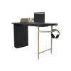 Textilomanie Čierny písací stôl ELANO