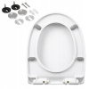 WC sedadlo Fala WC doska biele polypropylén